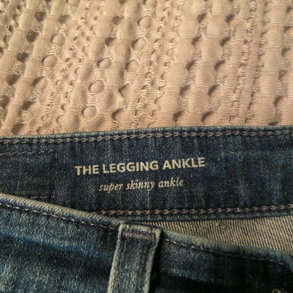 AG Jeans The Legging Ankle In 14 Years Suspended Air Super Skinny Jeans EUC 26